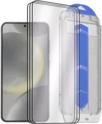 AlzaGuard Glass EasyFit DustFree Samsung Galaxy S24+ 2.5D üvegfólia - 3db + applikátor (AGD-EFD17P3)