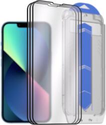 AlzaGuard Glass EasyFit DustFree iPhone 13 / 13 Pro / 14 / 16e 2.5D üvegfólia - 3db + applikátor (AGD-EFD6P3)