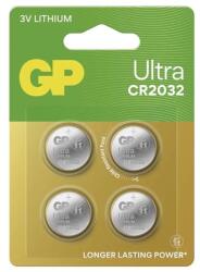GP Batteries GP B32324 Ultra CR2032 lítium gombelem 4db/bliszter (B32324) - officedepot