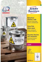 AVERY L4776-20 99, 1x42, 3mm időjárásálló 240db-os etikett (L4776-20) - bestbyte