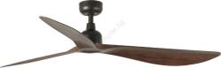 Faro Barcelona Faro 34362wt - Таванен вентилатор outwood l, кафяв/черен, Ø 150 см, wt, ip44 + дистанционно управление (fa34362wt)