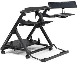Next Level Racing Flight Stand Pro Gamer Állvány - MAX 150 Kg, 120 - 210 cm Támogatott Magasság, 116 x 155 x 84 cm, Fekete