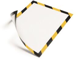 DURABLE Duraframe Security Magnetic A4 5db/cs sárga/fekete infokeret (4945130) - bestbyte