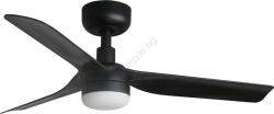 Faro Barcelona Faro 33822wt-1tw-led Димируем таванен вентилатор mini punts led/10w/230v черен Ø 90 см wt + д. у (fa33822wt-1tw)