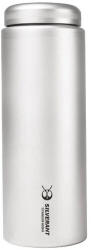SilverAnt Titánová fľaša s plochým viečkom 600 ml (SATILA600PL)