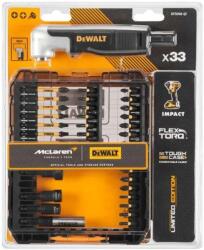 DEWALT Tartozékok - 33 részes bitkészlet téglalap alakú foglalattal, McLaren DT70782 (DT70782)