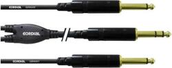 Cordial - CFY 6 VPP REAN 6.3 mm sztereó / 2 x 6, 3 mm mono 6 m