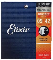 ELIXIR - 009 - 042 Super Light Elektromos gitárhúr