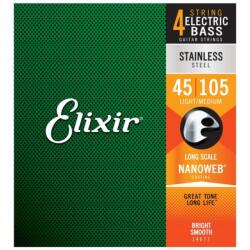 ELIXIR - 45-105 Stainless Steel Light/Medium basszusgitár húr - dj-sound-light
