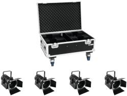 EUROLITE Set 4x LED THA-40PC bk + Case