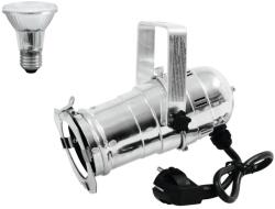 EUROLITE Set PAR-20 Spot sil + PAR-20 230V SMD 6W E-27 LED 3000K
