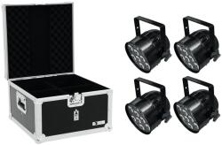 EUROLITE Set 4x LED PAR-56 QCL Short sw + EPS Case