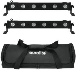 EUROLITE Set 2x LED BAR-6 QCL RGBW + Soft Bag