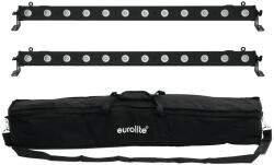 EUROLITE Set 2x LED BAR-12 QCL RGBW + Soft Bag