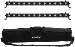 EUROLITE Set 2x LED BAR-12 QCL RGBA + Soft Bag