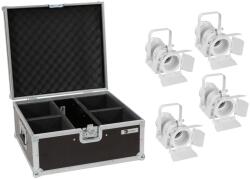 EUROLITE Set 4x LED THA-20PC TRC Theater-Spot wh + Case - dj-sound-light