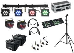 EUROLITE Set LED KLS-3002 + Laser Derby Mobile Bundle