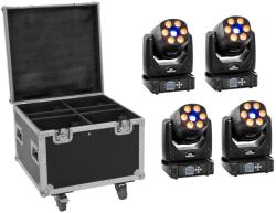 EUROLITE Set 4x LED TMH-H90 + Case with wheels