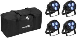 EUROLITE Set 4x LED PARty Hybrid Spot + Soft Bag