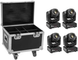 EUROLITE Set 4x LED TMH-S60 Moving-Head-Spot + Case