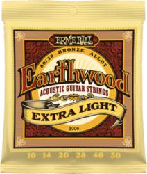 ERNIE BALL - Earthwood Bronze Extra Light 10-50 Akusztikus Gitárhúr készlet - dj-sound-light