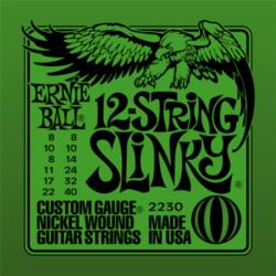 ERNIE BALL - Nickel Wound Slinky 12 String 8-40 Elektromos Gitárhúr készlet 12-húros