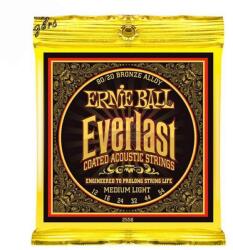 ERNIE BALL - Everlast Coated Bronze Medium Light 12-54 Akusztikus Gitárhúr készlet
