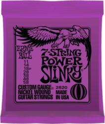 ERNIE BALL - Nickel Wound Power Slinky 7 String 11-58 Elektromos Gitárhúr készlet 7-húros