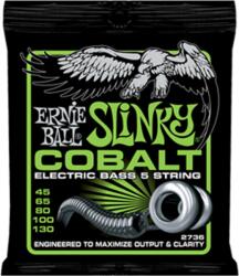 ERNIE BALL - Cobalt 5 String Regular Slinky Bass 45-130 Basszusgitárhúr készlet 5-húros