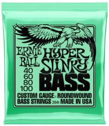 ERNIE BALL - Hyper Slinky Bass 40-100 Elektromos Basszusgitárhúr Készlet