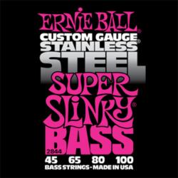 ERNIE BALL - Stainless Steel Super Slinky Bass 45-100 Basszusgitárhúr készlet - dj-sound-light