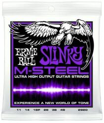 ERNIE BALL - M-Steel Power Slinky 11-48 Elektromos Gitárhúr készlet - dj-sound-light