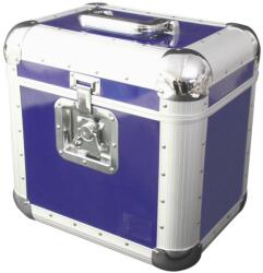 Roadinger Record Case ALU 75/25, rounded, blue (30110036)