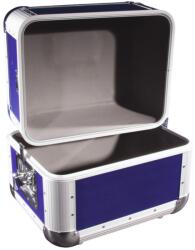 Roadinger Record Case ALU 50/50, rounded, dark blue (3011003B)
