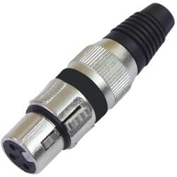 Omnitronic XLR socket 3pin bk 10x