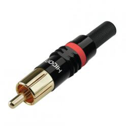 HICON RCA plug HI-CM03-RED - dj-sound-light
