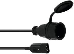 Omnitronic - Adapterkábel IEC(M)/Safety plug(F) 1m