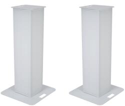 EUROLITE 2x Stage Stand 150cm incl. Cover and Bag, white - dj-sound-light