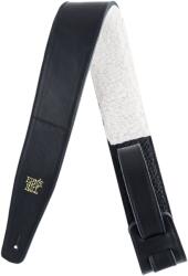 ERNIE BALL - 4137 Párnázott Bőr gitárheveder fekete