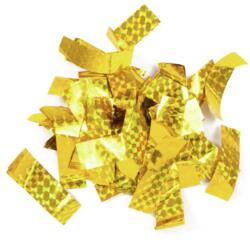 TCM FX Metallic Confetti rectangular 55x18mm, gold, laser effect, 1kg