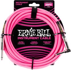 Ernie Ball - Vasalózsinór kábel 7.65m Pink - dj-sound-light