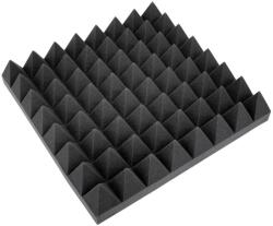 Omnitronic - Accoustic foam pyramid 100mm, 50x50cm