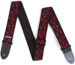 Dunlop - D3811RD klasszikus piros lángmintás gitárheveder