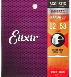 ELIXIR - 012 - 053 Light Akusztikus gitárhúr