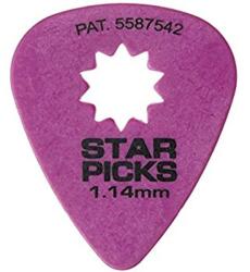 EVERLY - Star picks gitár pengető 1.14 mm lila - dj-sound-light
