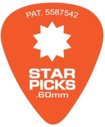 EVERLY - Star picks gitár pengető 0.60 mm narancs - dj-sound-light