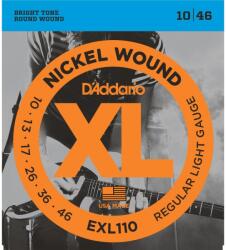 D'ADDARIO - EXL110 Nickel Wound Regular Light 10-46 elektromos gitárhúr