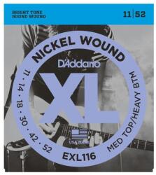 D'ADDARIO - EXL116 Nickel Wound Med Top/Heavy Btm 11-52 elektromos gitárhúr - dj-sound-light