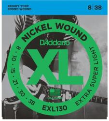 D'ADDARIO - EXL130 Nickel Wound Extra Super Light 8-38 elektromos gitár húr - dj-sound-light