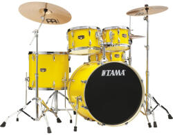 Tama - Imperialstar dobfelszerelés (22-10-12-16-14S") állványzattal, cintányérral és székkel, Electric Yellow